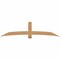 Ekena Millwork Bellingham Timber Gable Bracket, Western Red Cedar, 96"W x 24"H x 5 1/2"D x 5 1/2"F, 6/12 Pitch GBW096X24X0606BEL00SWR - alternate 1